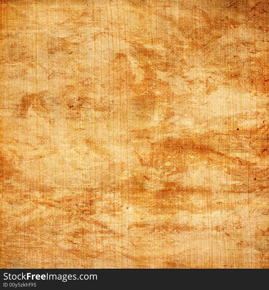 Old paper texture can be used as background. Old paper texture can be used as background