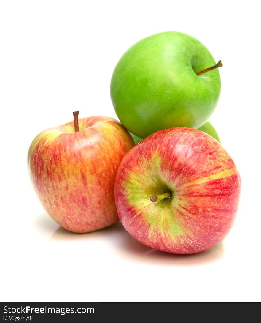 Ripe juicy apples