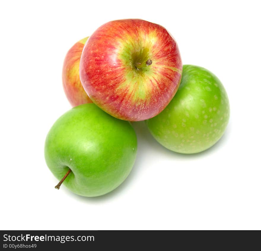 Ripe juicy apples 4