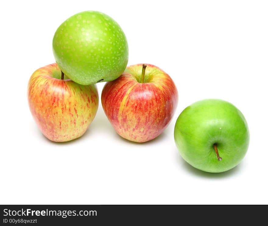 Ripe juicy apples 5