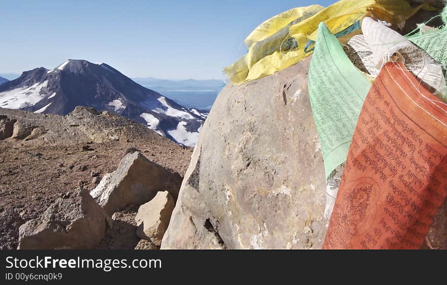 Prayer Flags on Summit