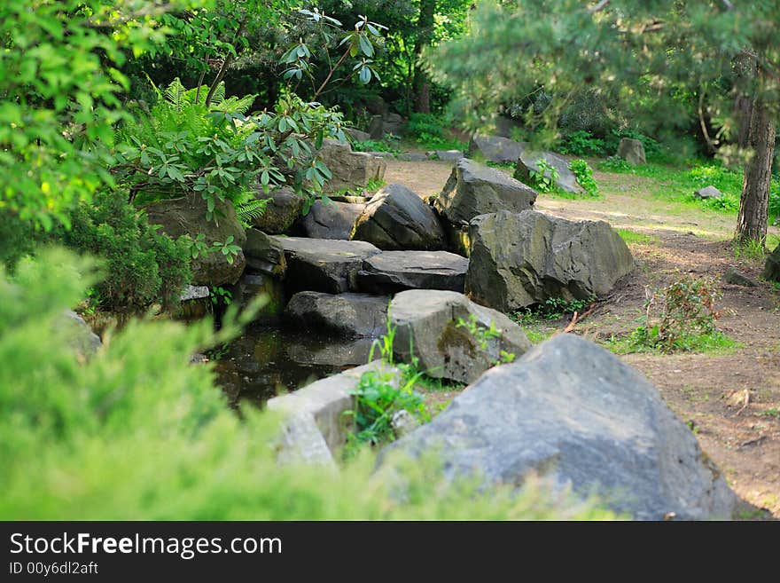 Japan garden by Nakajima in moscow