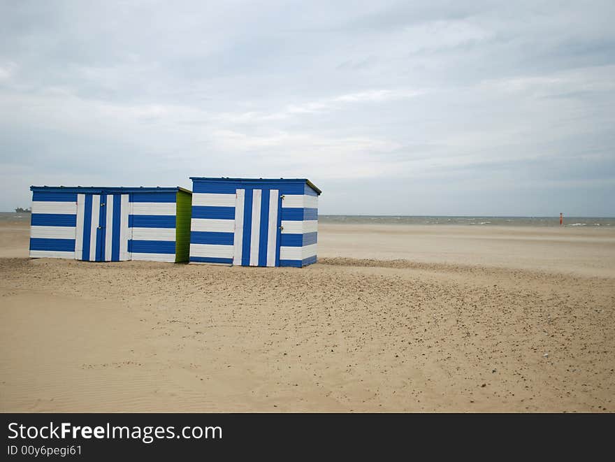 Shed on beach