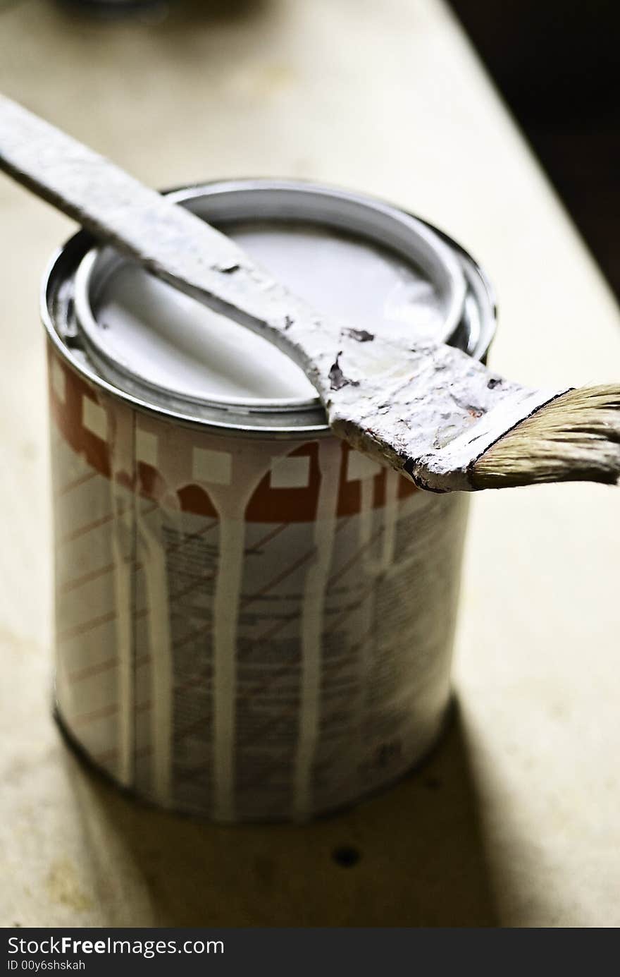 Your typical home improvement, re-painting the kitchen product shot. Your typical home improvement, re-painting the kitchen product shot