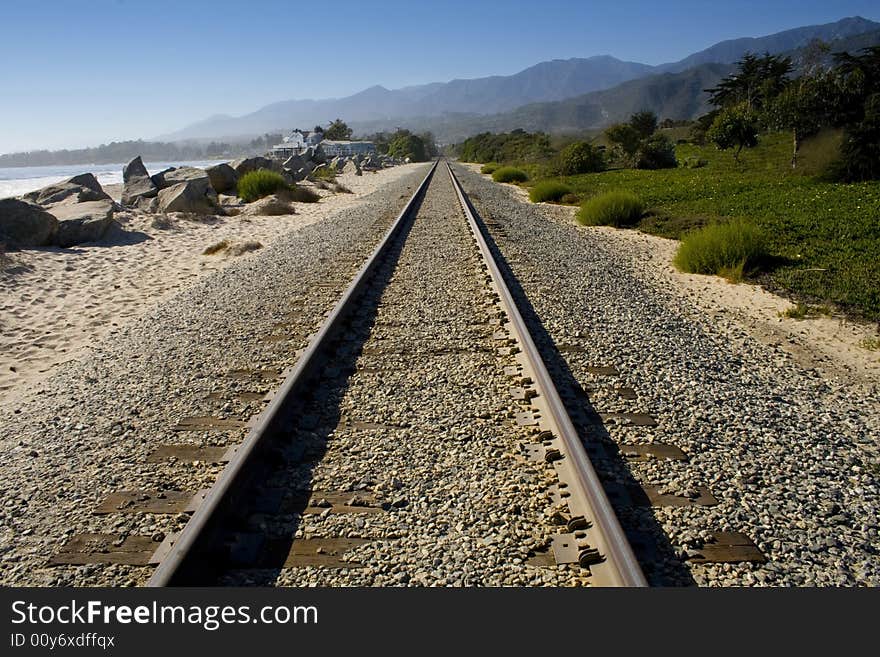 Railroad track