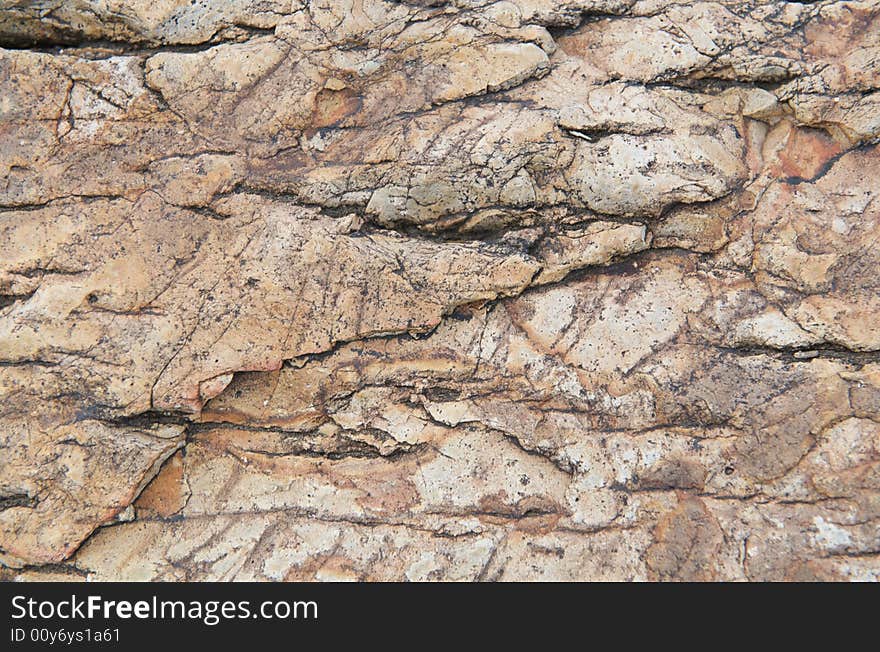 Abstract of a red mountain