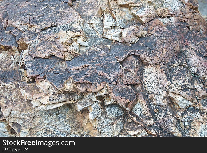 Abstract mountainous surface