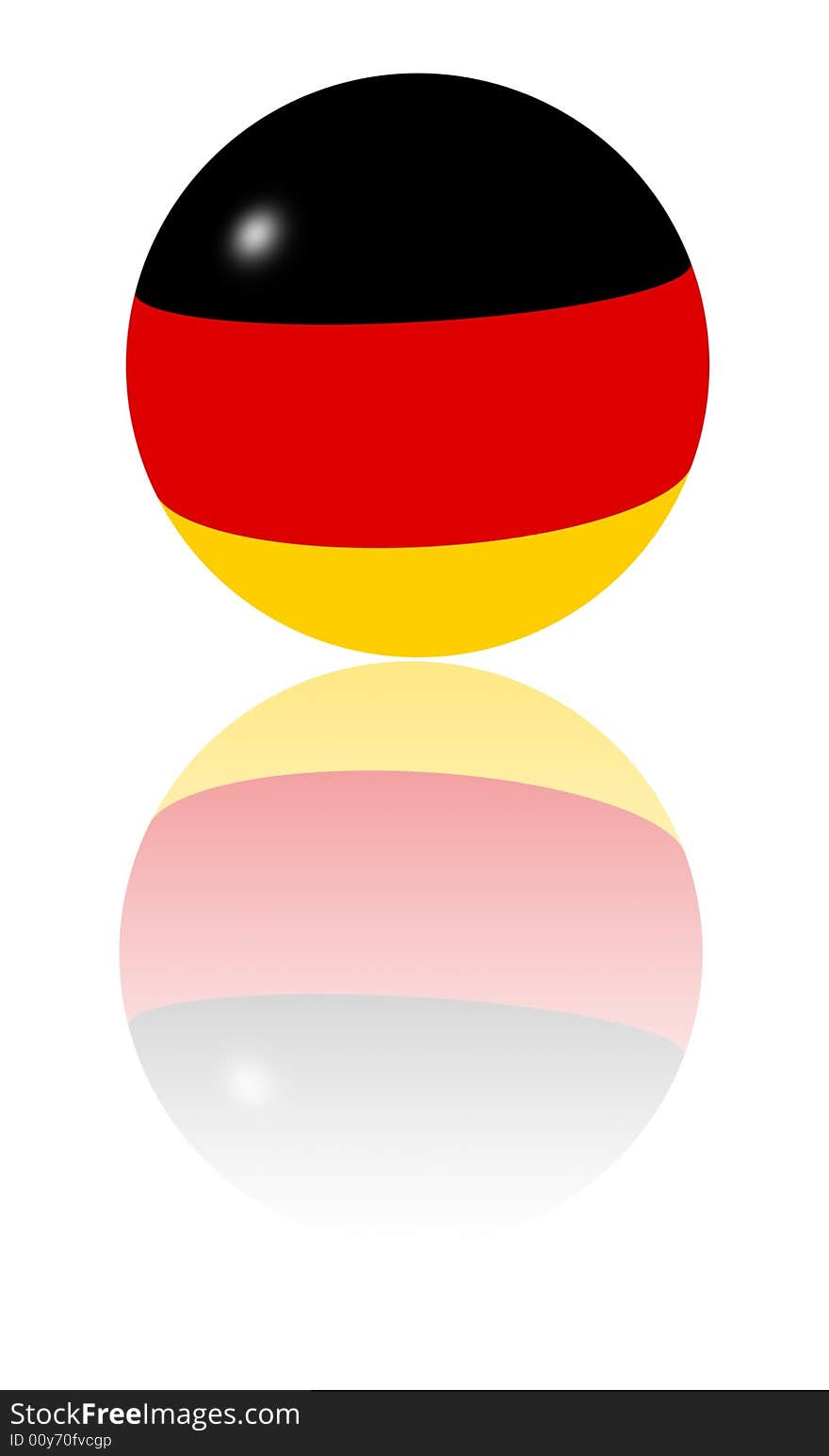 Germany Ball Reflection