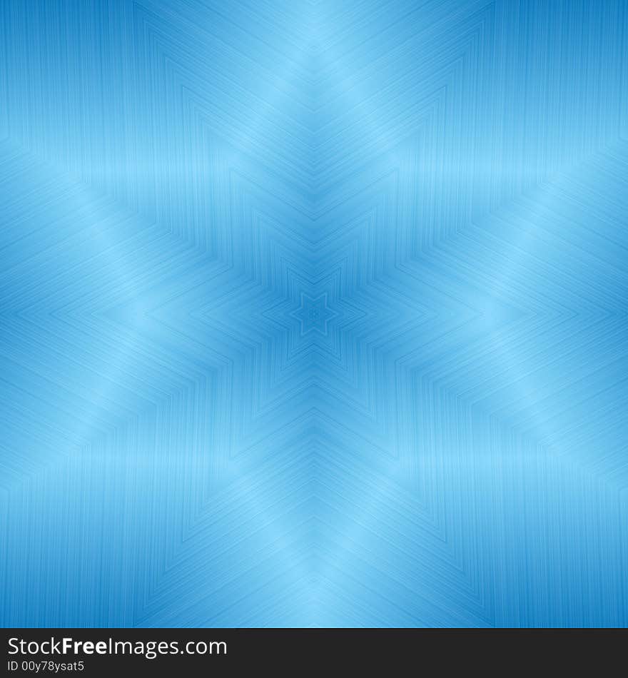 Abstract metal snowflake, wintry theme