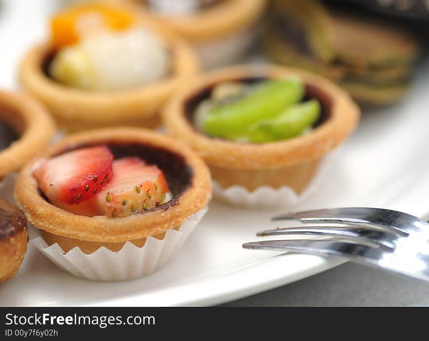 Dessert and refreshments tart