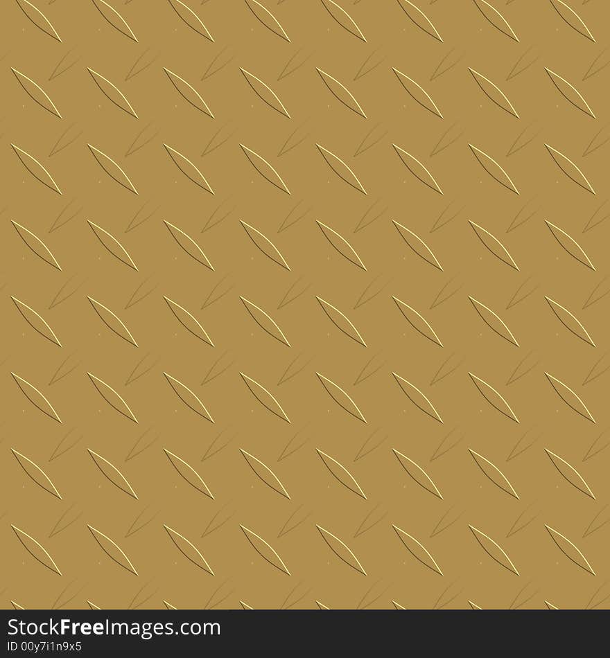 Seamless tileable golden background with abstract leaves. Seamless tileable golden background with abstract leaves