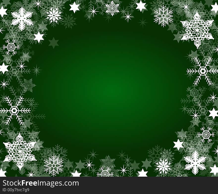 Green Christmas Background