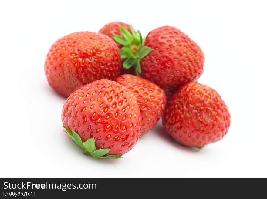 Fresh Strawberry on white background