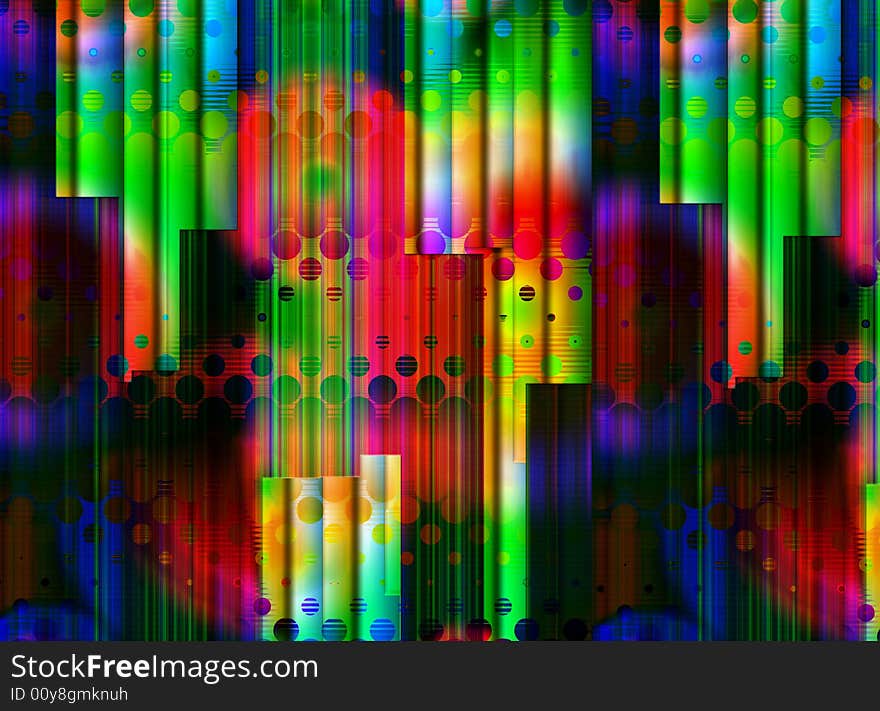 A abstract background image made up of straight colour lines. A abstract background image made up of straight colour lines.