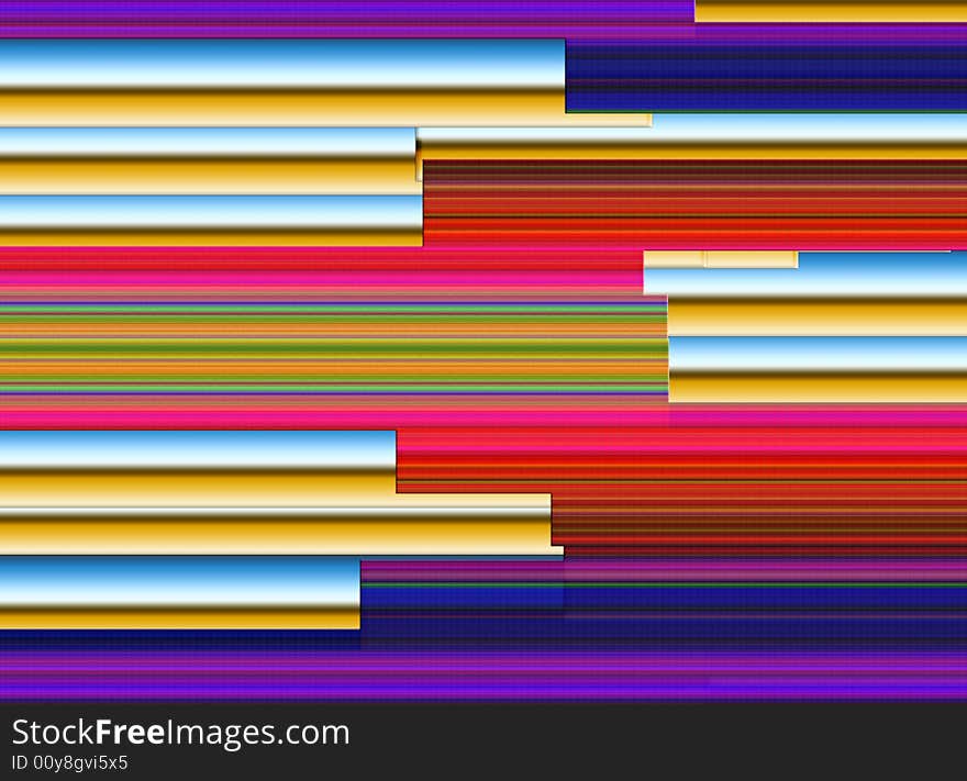 A abstract background image made up of straight colour lines. A abstract background image made up of straight colour lines.