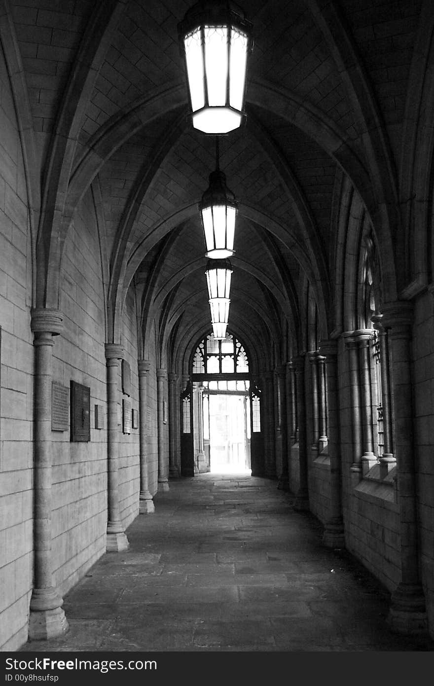 The Arcade in medievial church