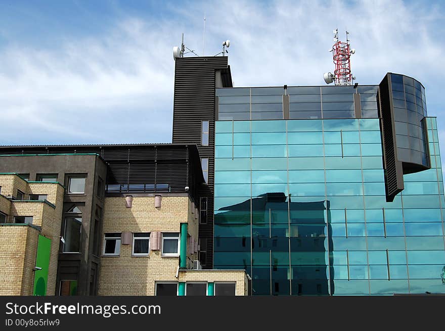 Modern building in Vilnius