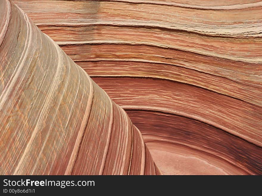 The famous landmark in pastel colors. Geological Feature. Wave. Paria Canyon. Vermillion Cliffs. Utah. USA. The famous landmark in pastel colors. Geological Feature. Wave. Paria Canyon. Vermillion Cliffs. Utah. USA