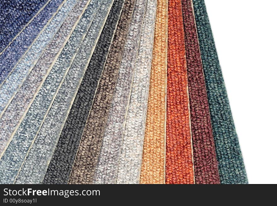 Color Range Of Carpet Samples