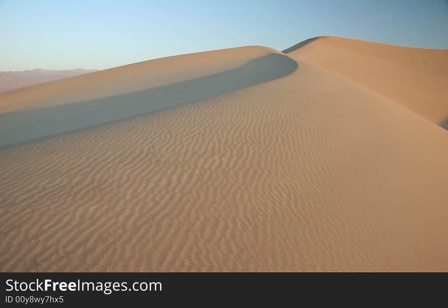 Death Valley sand dunes