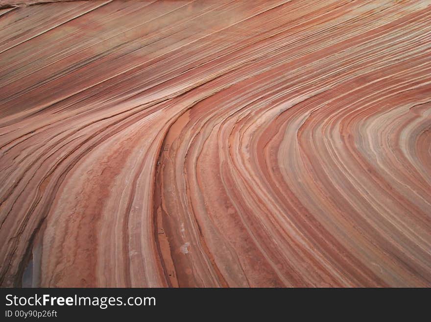 The famous landmark in pastel colors. Geological Feature. Wave. Paria Canyon. Vermillion Cliffs. Utah. USA. The famous landmark in pastel colors. Geological Feature. Wave. Paria Canyon. Vermillion Cliffs. Utah. USA