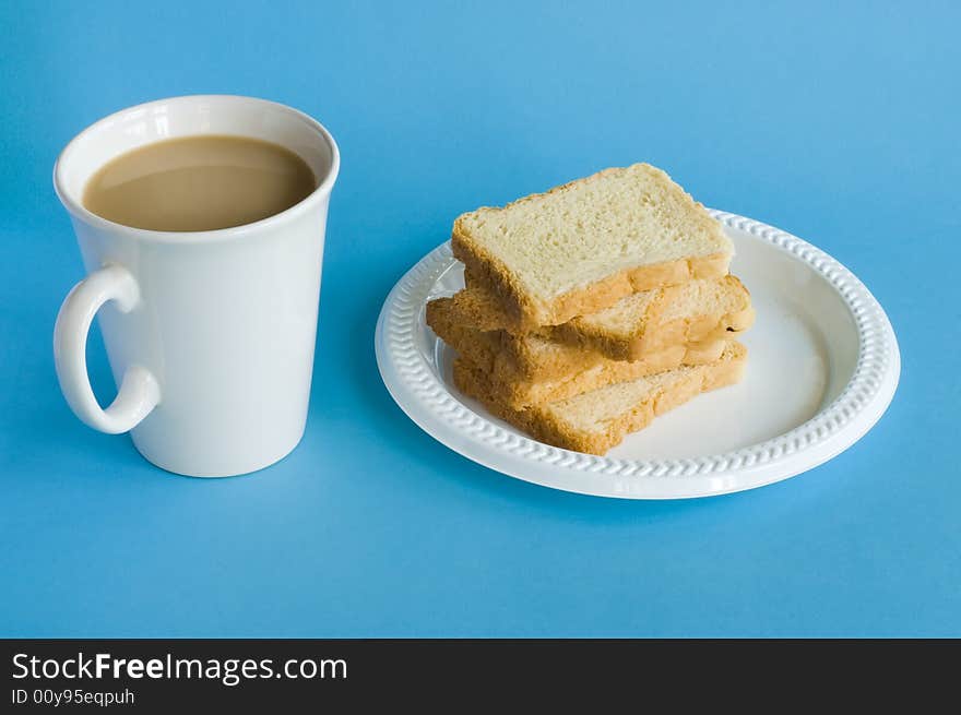 Coffee and toasts