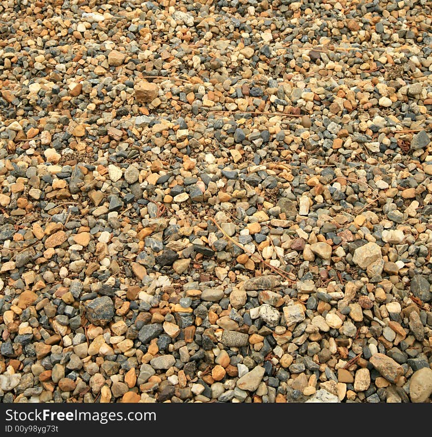 Rippled pebble sand detail