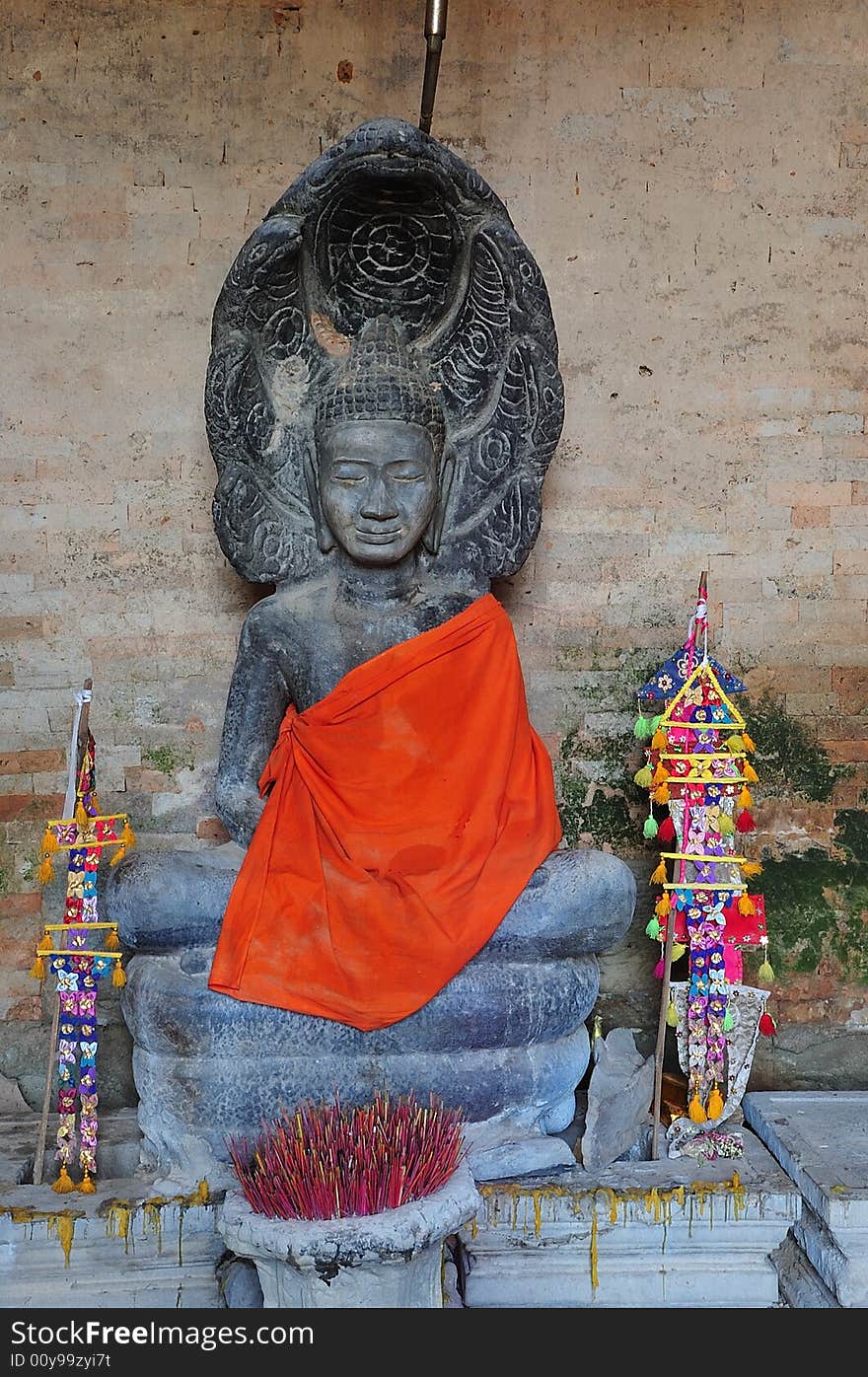 The East Mebon temple is situated in the ancient city of Angkor in Cambodia. The construction in the style of Pre-Rup from the 10th century was ordered by the king Rajendravarman. The East Mebon temple is situated in the ancient city of Angkor in Cambodia. The construction in the style of Pre-Rup from the 10th century was ordered by the king Rajendravarman.