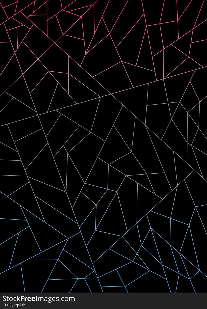 Background with blue-red gradient networked lines on black. Available as Illustrator-file. Background with blue-red gradient networked lines on black. Available as Illustrator-file