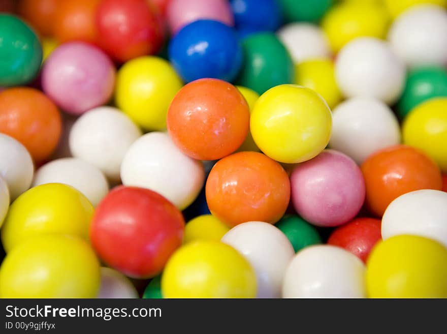 Multi-colored sweets