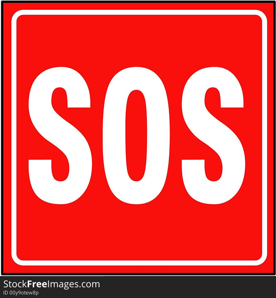 Sos sign