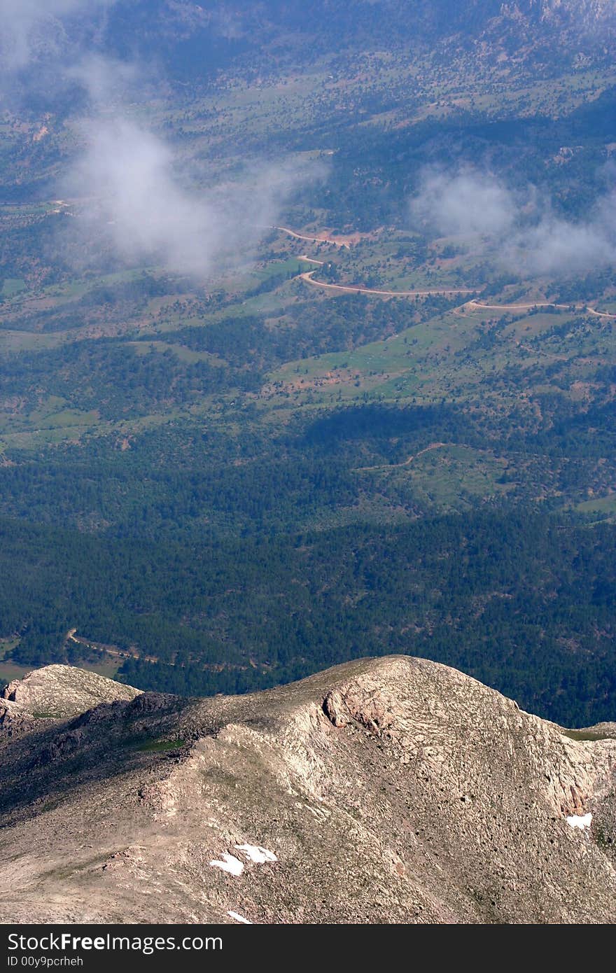 Wonderful view of forest from mountain - A photo taken from dedegol mountain-turkey. Wonderful view of forest from mountain - A photo taken from dedegol mountain-turkey