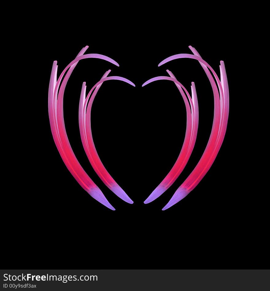 Fluorescent Heart