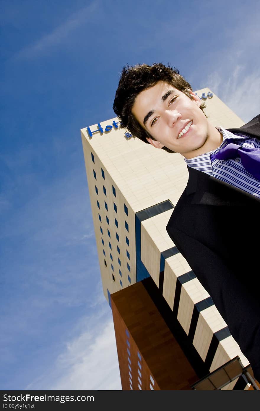 Young businessman portrait