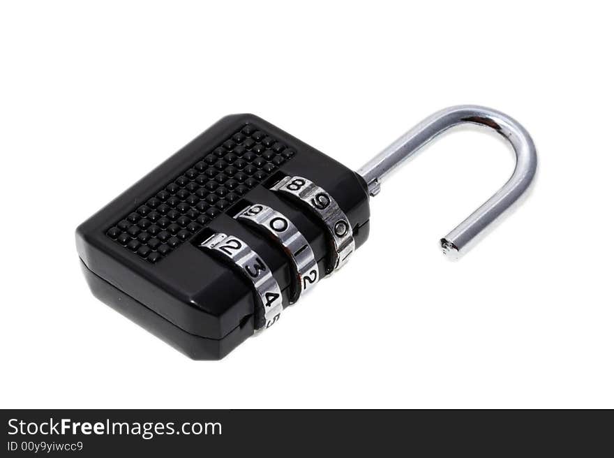 Small black digital lock