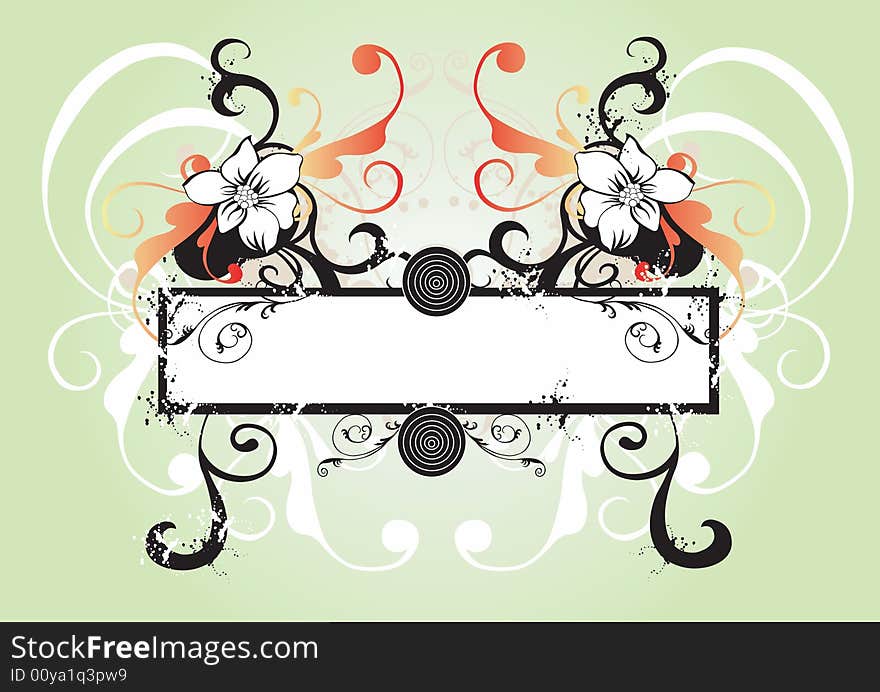 Illustration of a decorative frame