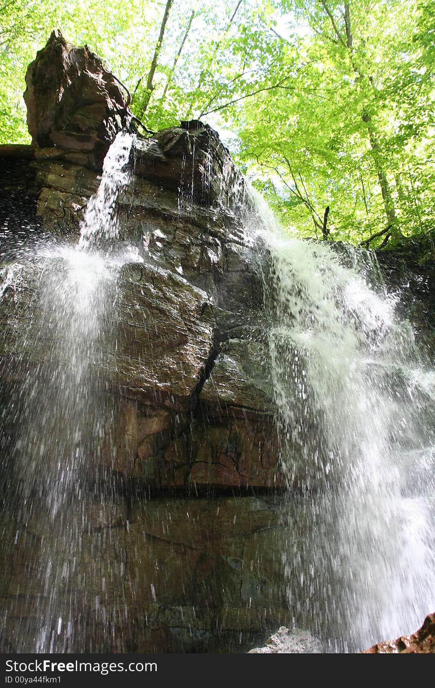 Sink hole falls in west virginia.