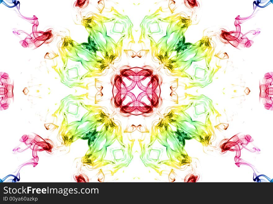 Colorful Rainbow Smoke Fractal