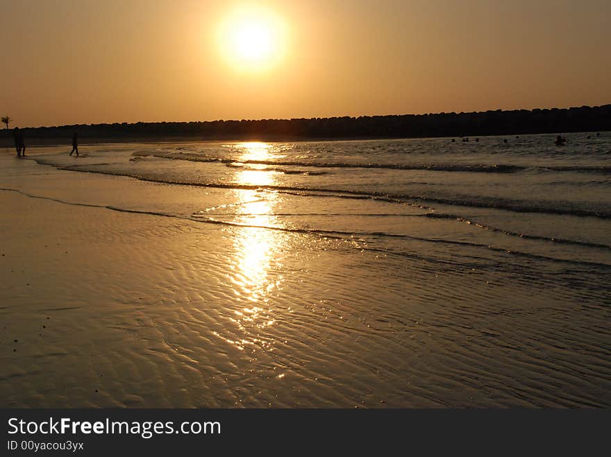 Sea And Sunset