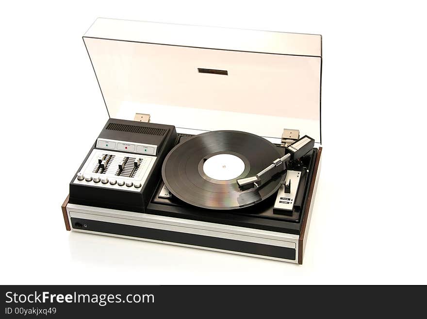 Retro record player