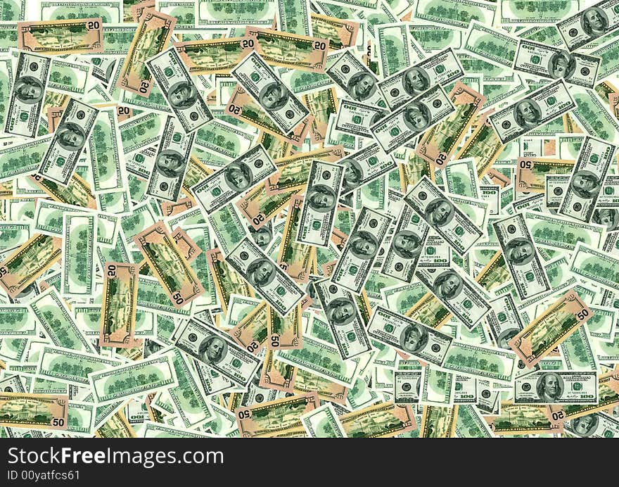 Background, collected from the banknotes of US dollars. Background, collected from the banknotes of US dollars