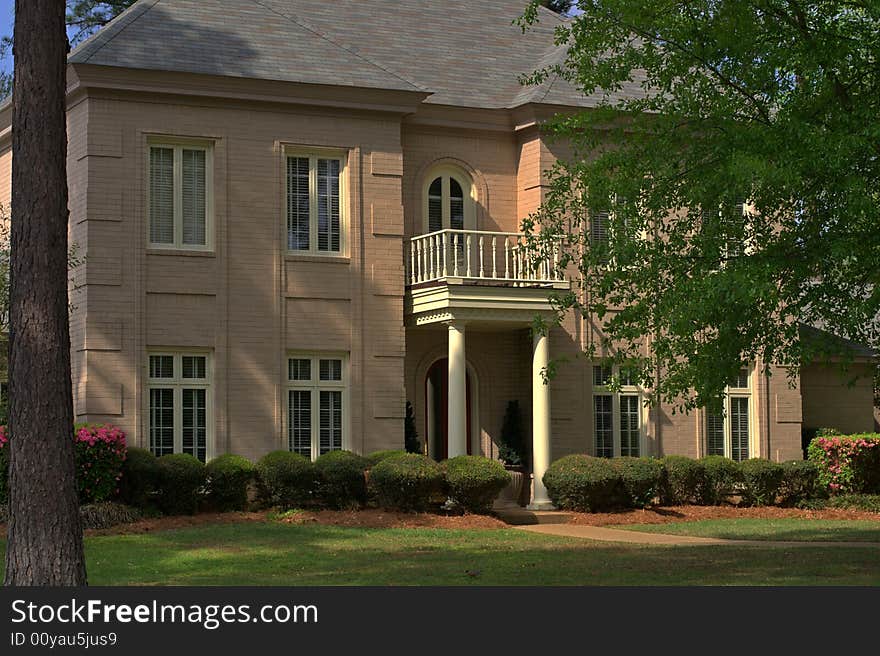 Beautiful brick two story house