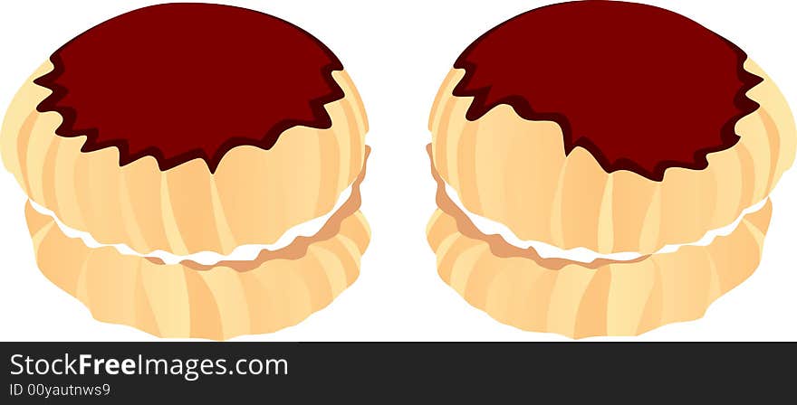 Two cakes