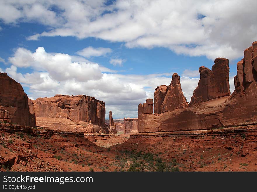 View in Arches National Park