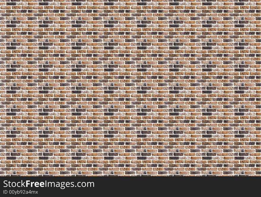 Image of the wall from the Parisian brick