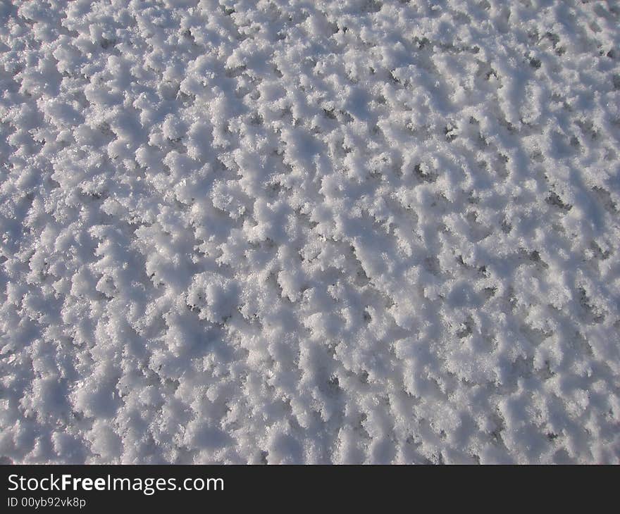 The Baikal lake. Snow. Russia, 2008.