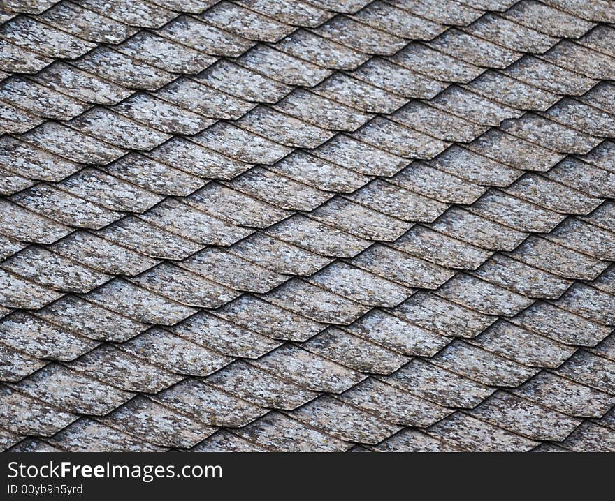 Roof shingles background or texture