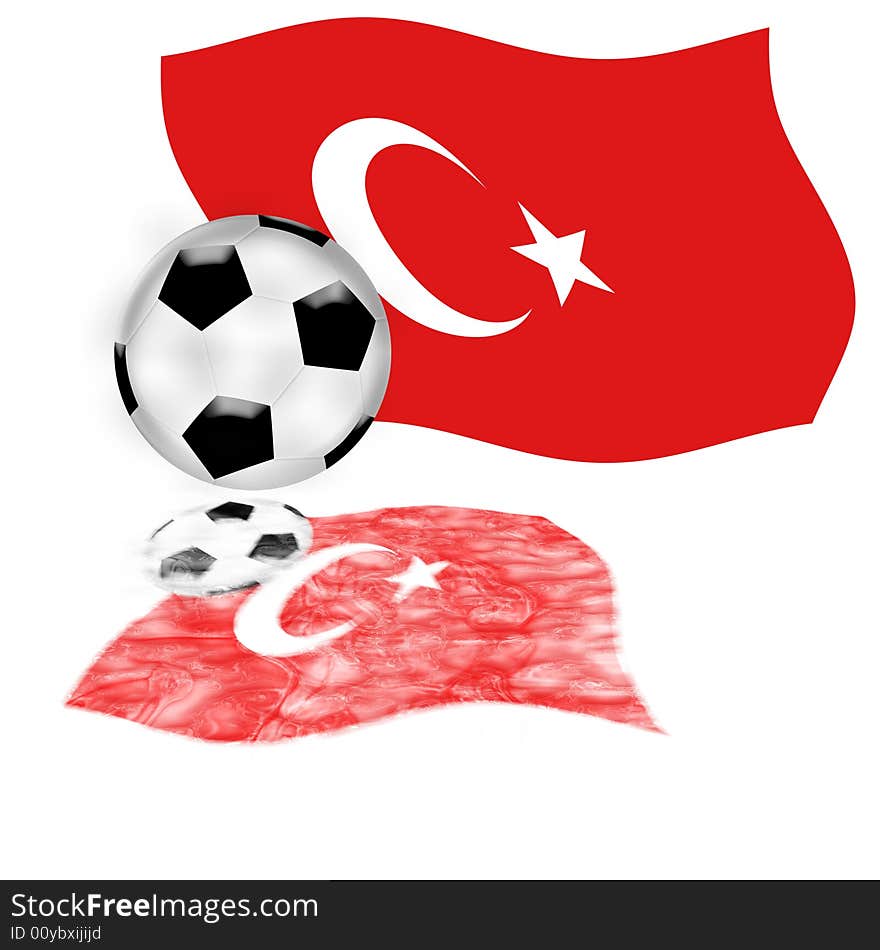 Football turkey flag