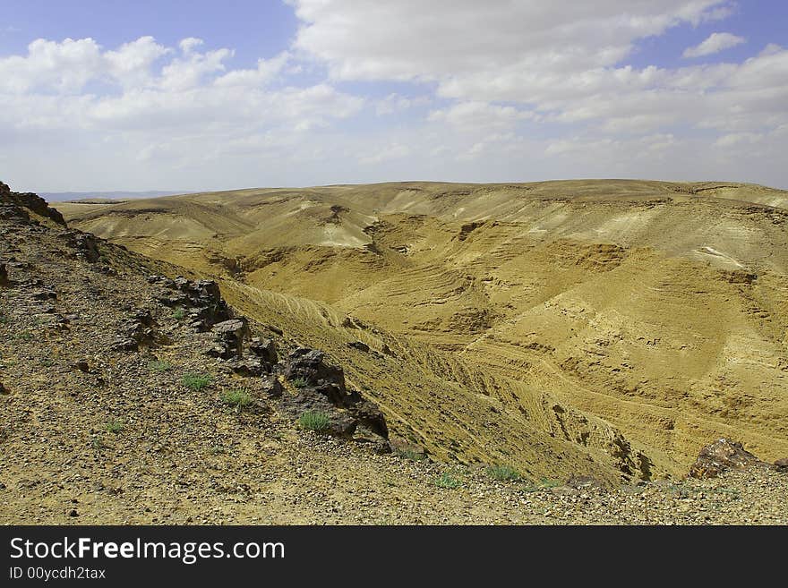 Hills and stones of Judean desert