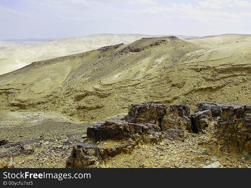 Hills and stones of Judean desert